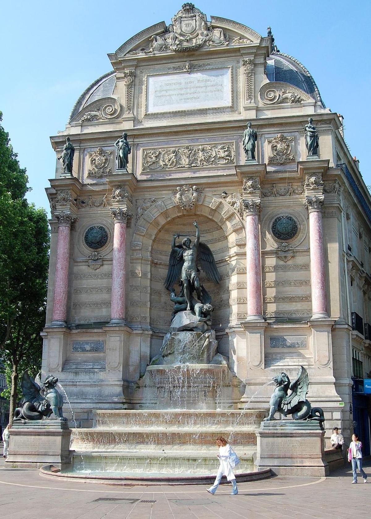 5e Arr Place Saint Michel * Parigi